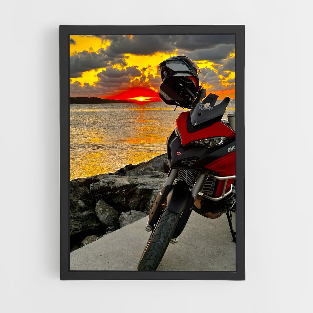 Poster Horizon Échappée – affiche Ducati (vue 2)